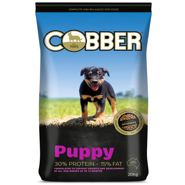 Cobber Premium Puppy 20kg dog food bag