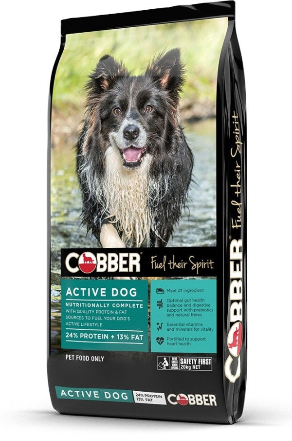 Cobber Premium Active 20kg dog food bag