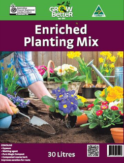 Grow Better Enriched Planting Mix AO Certified 30L