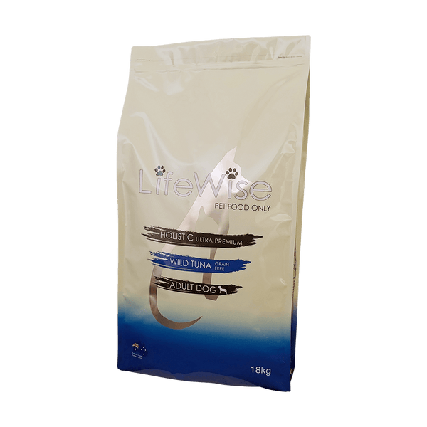 LifeWise Wild Tuna Grain Free Dog Food 18kg bag 1