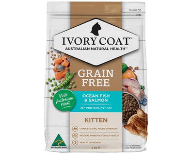 Ivory Coat Grain Free Kitten Ocean Fish & Salmon 2kg
