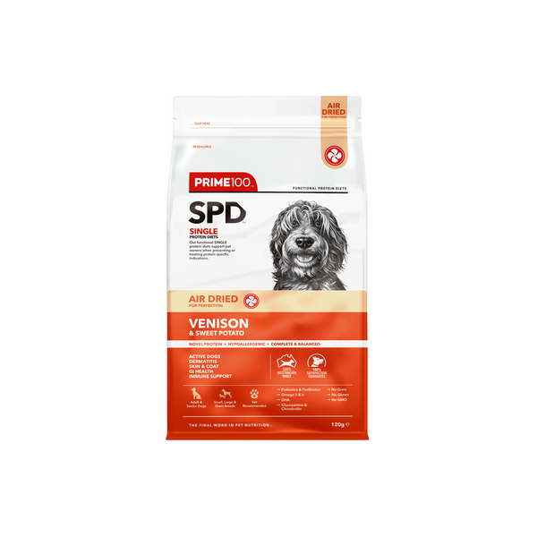 SPD™ Air Dried Venison & Sweet Potato 120g