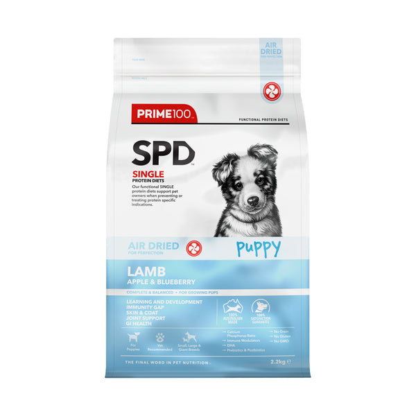 SPD™ Puppy Air Dried Lamb, Apple & Blueberry 2.2kg