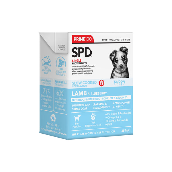 SPD™ Slow Cooked Lamb & Blueberry Puppy 354g