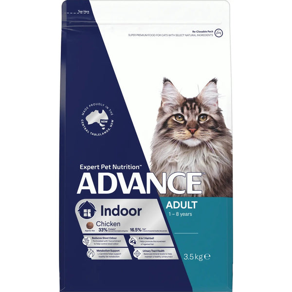 ADVANCE Cat Adult Indoor Chicken 3.5kg