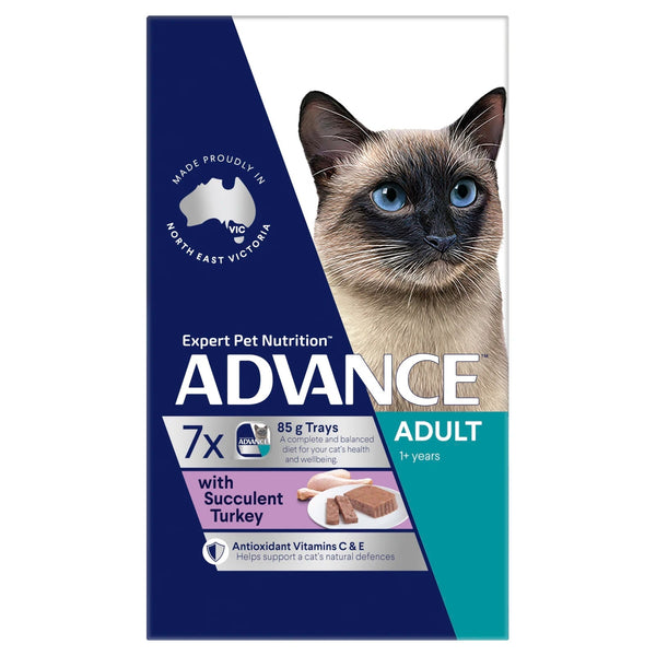 ADVANCE Cat Adult Succulent Turkey 85g 7pk