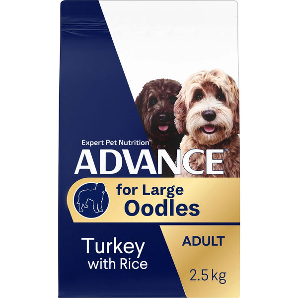 ADVANCE Large Oodles Dry Dog Food Turkey with Rice 2.5kg