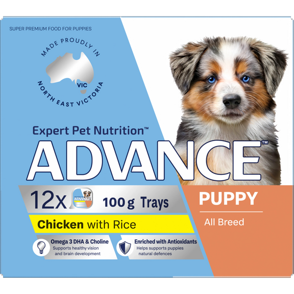 ADVANCE Puppy Growth Chicken with Rice 12x100g