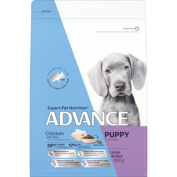 ADVANCE Puppy Large Breed Chicken with Rice 800g