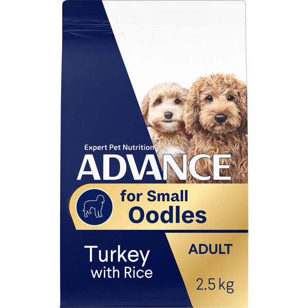 ADVANCE Small Oodles Dry Dog Food Turkey with Rice 2.5kg