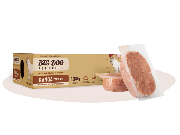 Big Dog Kangaroo Raw Cat Food 1.38kg