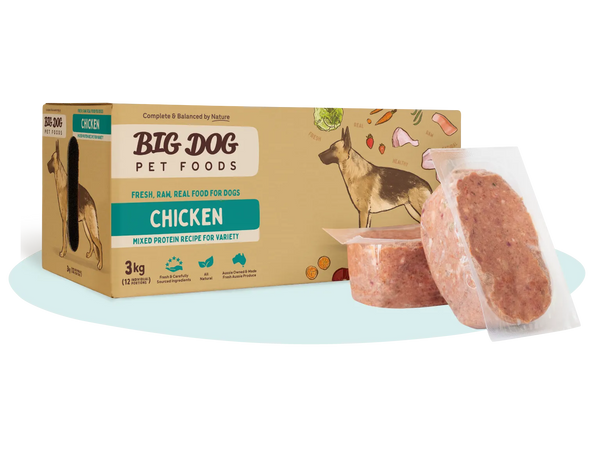 Big Dog Chicken Raw Dog Food 3kg