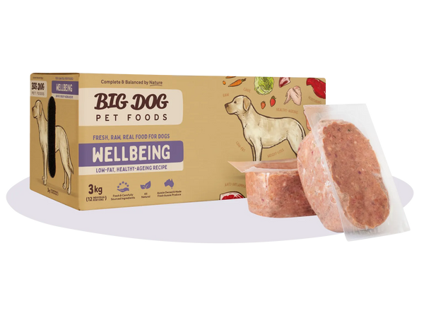 Big Dog Wellbeing Raw Dog Food 3kg