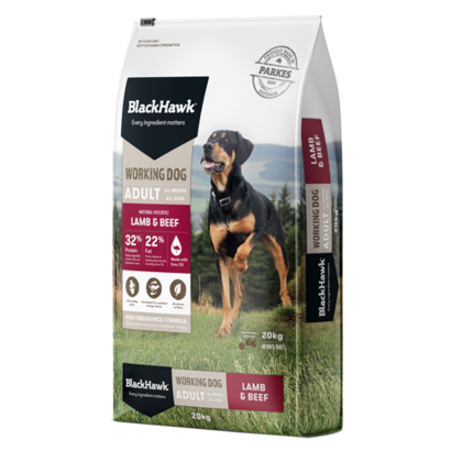 Black Hawk Working Dog Lamb & Beef