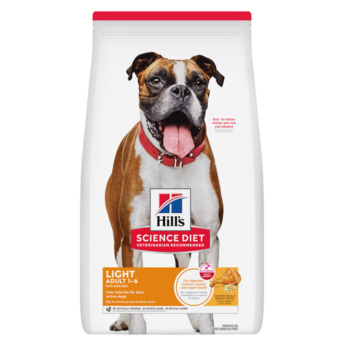 Hill's Science Diet Adult Light Chicken Meal & Barley Recipe Dog Food