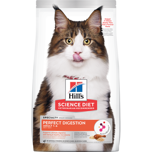 Hill's Science Diet Adult Perfect Digestion Chicken Cat Food
