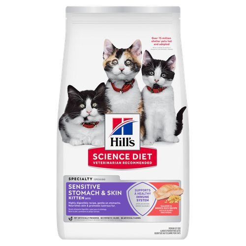 Hill's Science Diet Kitten Sensitive Stomach & Skin Salmon Cat Food