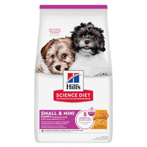 Hill's Science Diet Puppy Small & Mini Chicken & Brown Rice Recipe