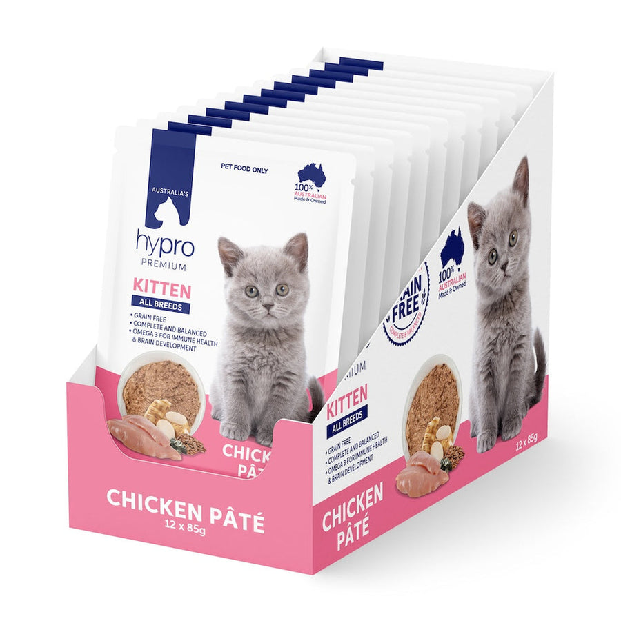 Hypro Premium Kitten Chicken Pate 12 x 85g