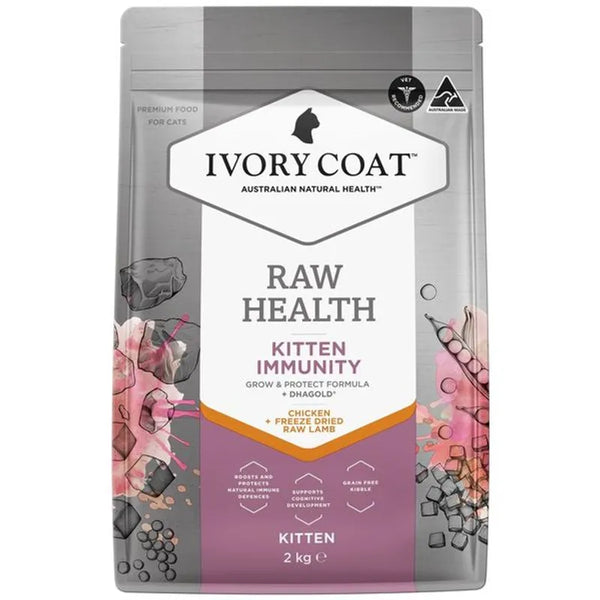 Ivory Coat Raw Health Kitten Immunity 2kg pack image