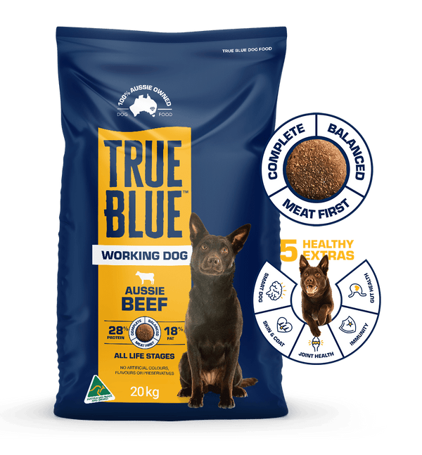 True Blue Working Dog Aussie Beef dry dog food