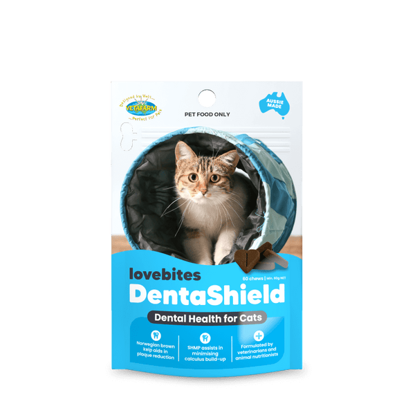 Vetafarm Lovebites DentaShield Chews for Cats 60 Pack