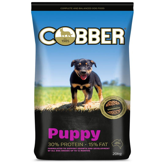Cobber Premium Puppy 20kg dog food bag