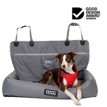 DOOG Dog Car Seat Large in grey