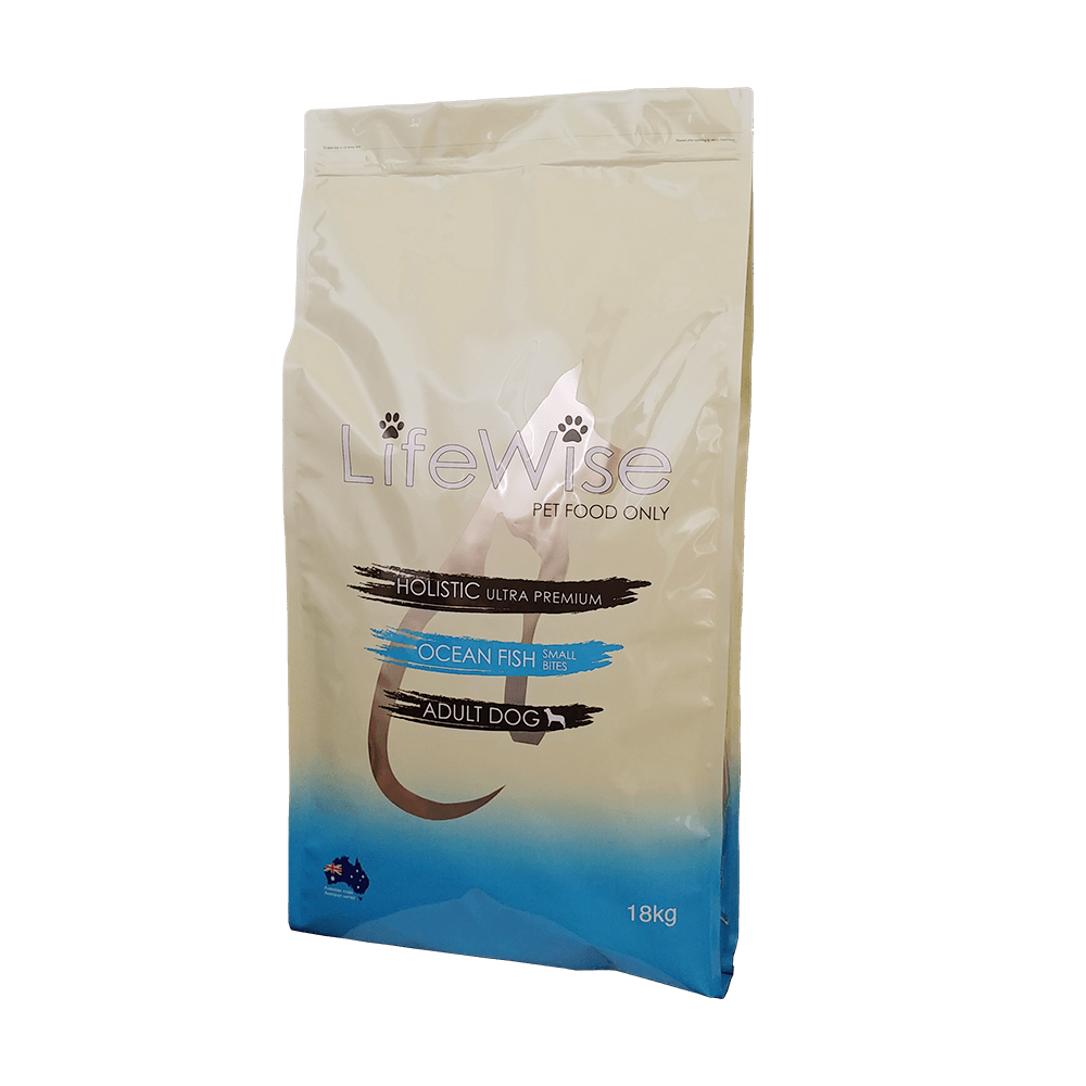 LifeWise Ocean Fish Small Bites Dog Food 18kg bag 1