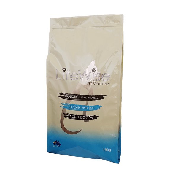 LifeWise Ocean Fish Small Bites Dog Food 9kg bag 1