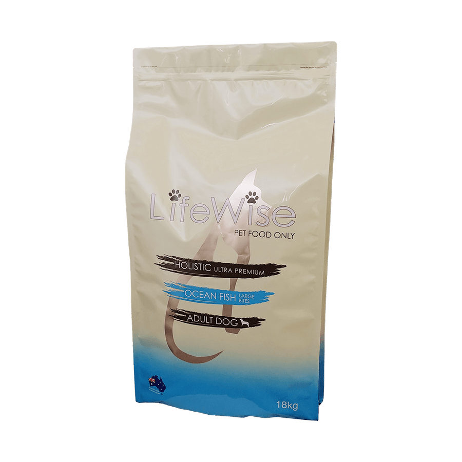 LifeWise Ocean Fish Large Bites Dog Food 18kg