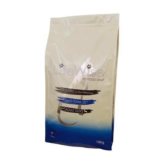 LifeWise Wild Tuna Grain Free Dog Food 18kg bag 1