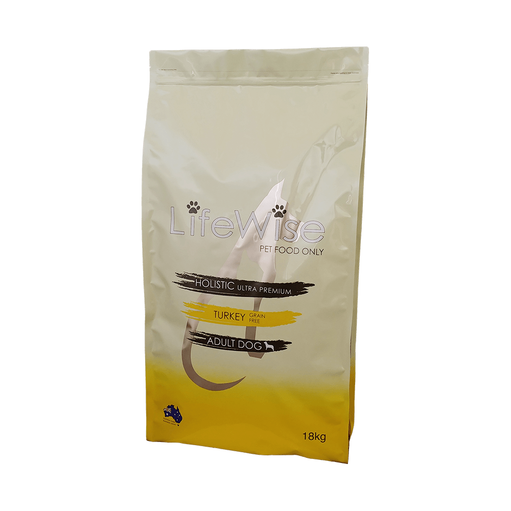 LifeWise Turkey Grain Free Dog Food 9kg bag 1