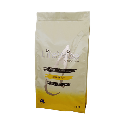 LifeWise Turkey Grain Free Dog Food 9kg bag 1