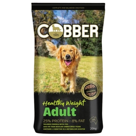 Cobber Premium Healthy Weight 20kg dog food bag