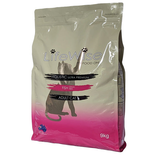 LifeWise Ocean Fish Grain Free Cat Food 9kg bag 1