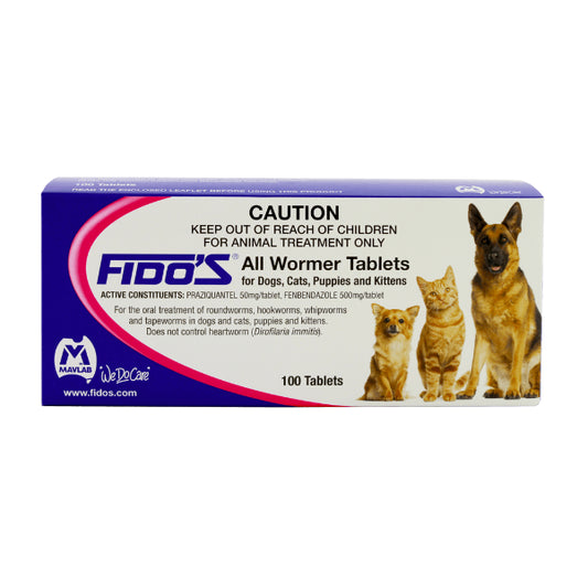 Fido's All Wormer Tablets