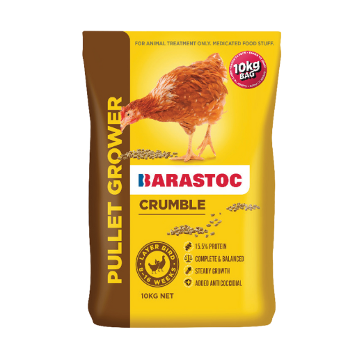 Barastoc Pullet Grower Crumble 10kg bag