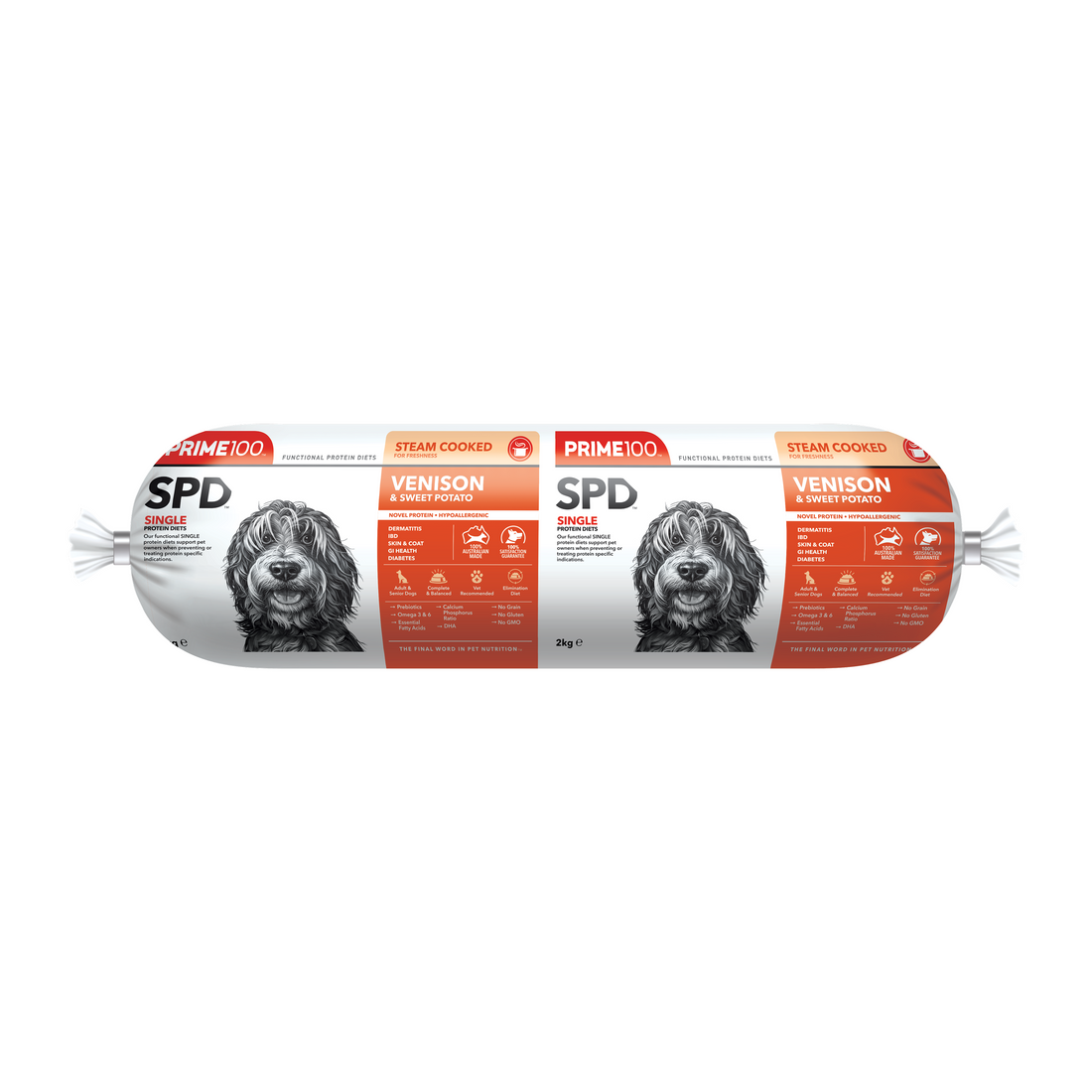 SPD™ Fresh Roll Venison & Sweet Potato 2kg