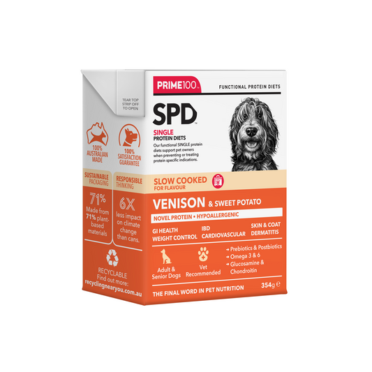 SPD™ Slow Cooked Venison & Sweet Potato 354g