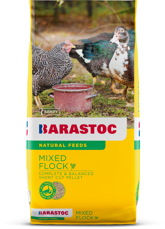 Barastoc Mixed Flock 20kg product packaging