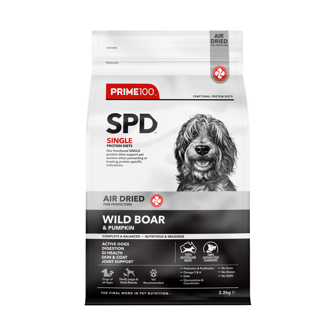 SPD™ Air Dried Wild Boar & Pumpkin 2.2kg