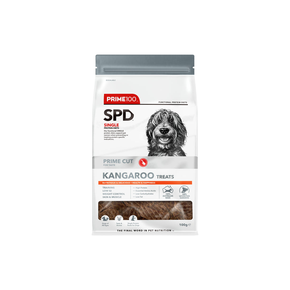 SPD™ Prime Cut Kangaroo Treats 100g