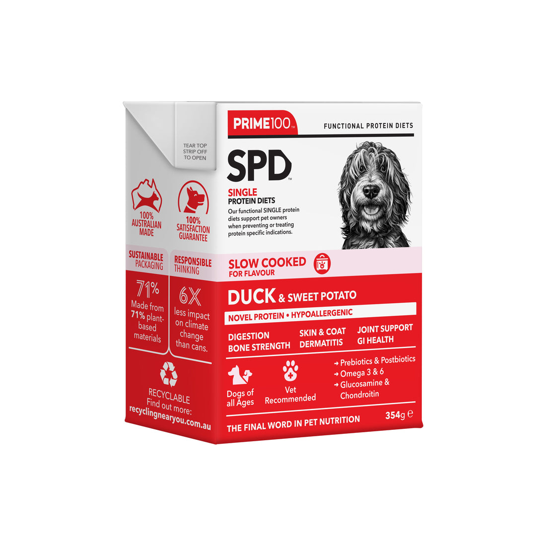 SPD™ Slow Cooked Duck & Sweet Potato 354g