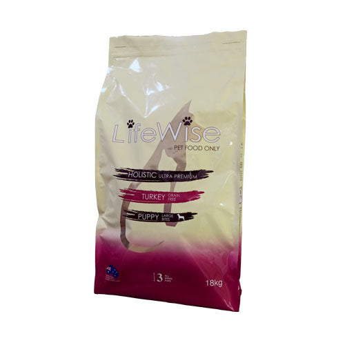 LifeWise Puppy Stage 3 Turkey Large Bites 18kg bag 1