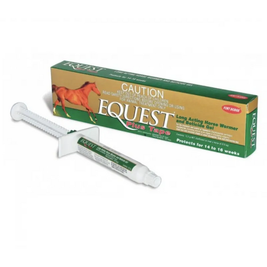Zoetis Equest Plus Tape Long-Acting Horse Wormer Gel 14.4g