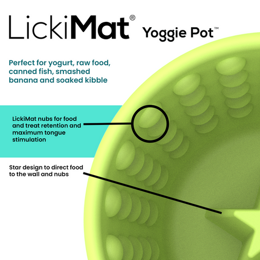 LickiMat Yoggie Pot colours
