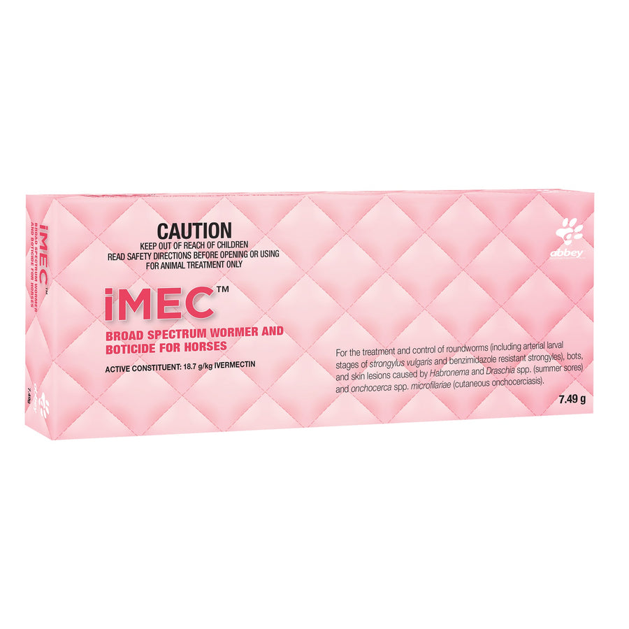 Abbey Labs iMEC Broad Spectrum Horse Wormer 7.49g