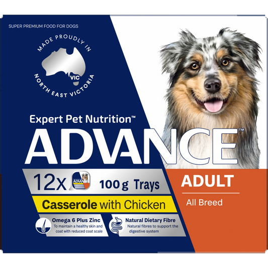 ADVANCE Adult All Breed Chicken Casserole 12x100g