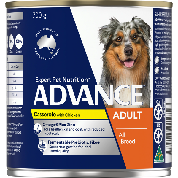 ADVANCE Adult All Breed Chicken Casserole 12x700g